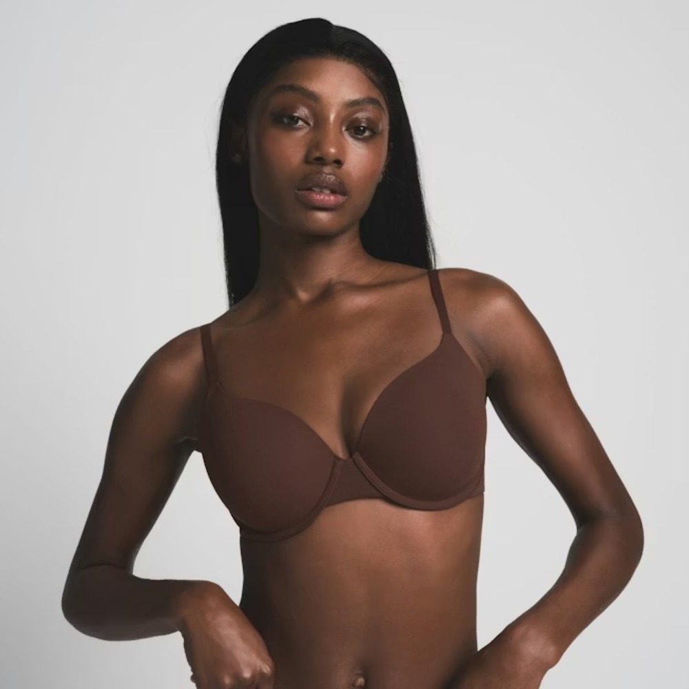 NWT  SKIMS T-Shirt Underwire Demi‎ Bra Bronze 40DDDD (not 40DDD)